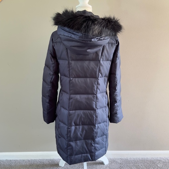 NAUTICA Navy Down Feather Puffer Coat Size Small - Picture 2 of 11
